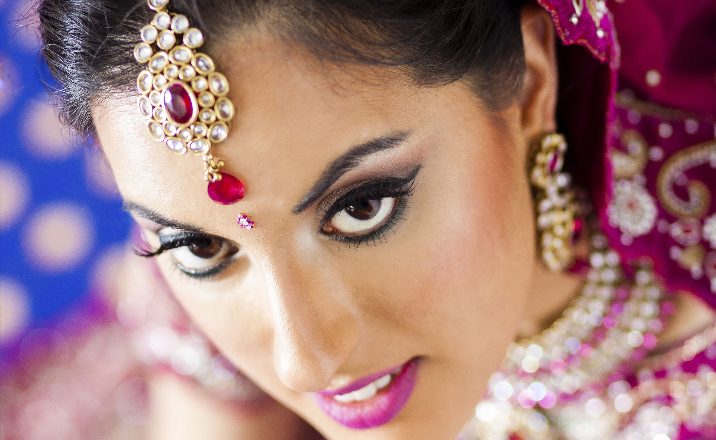 asian bride close up – before – after 2